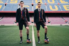 Unik, Kolaborasi FC Barcelona x Thom Browne untuk Koleksi Amal