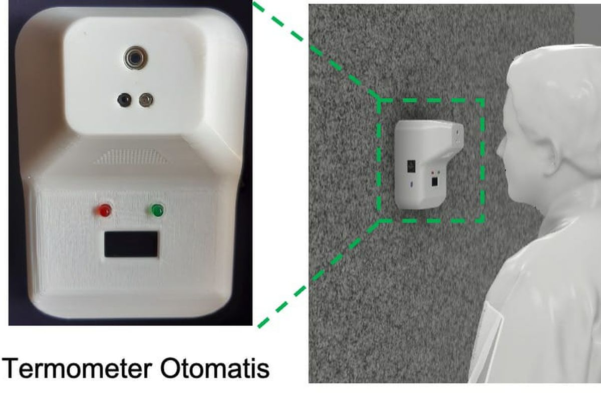 Dosen Departemen Teknik Elektro Fakultas Teknik Universitas Indonesia, Tomy Abuzairi berhasil mengembangkan termometer otomatis yang bermanfaat melakukan screening Covid-19.