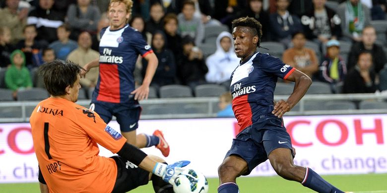 Kingsley Coman saat masih berseragam Paris Saint-Germain (PSG).