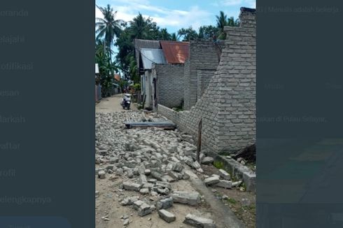 346 Rumah Rusak di Selayar Dampak Gempa Magnitudo 7,4 di NTT