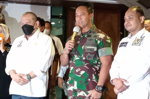 Sambangi Rumah Dinas Ketua DPD, Andika Ingin Perkenalkan Diri Secara Resmi Sebagai Panglima TNI