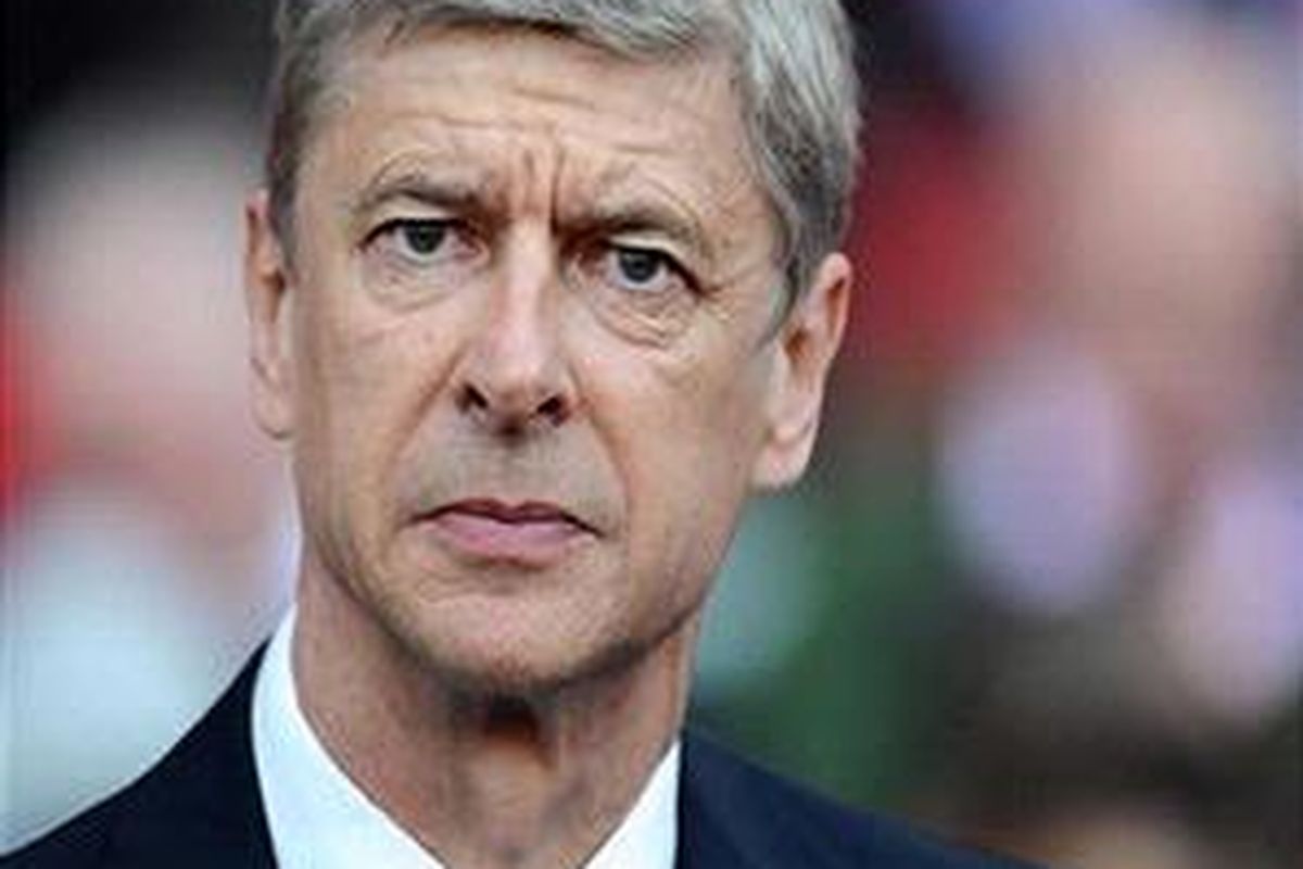 Pelatih Arsenal, Arsene Wenger.