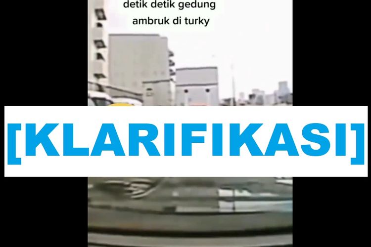 Klarifikasi, video gempa Jepang dinarasikan sebagai gempa Turkiye