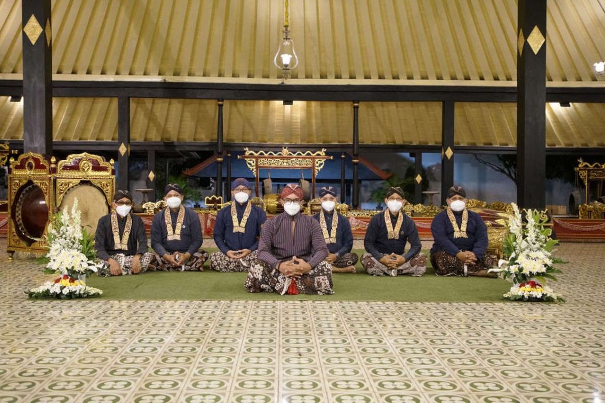 Peluncuran (Launching) Notasi Kendhangan Ketawangyang dihelat di Kagungan Dalem Bangsal Srimanganti (11/09/2021).