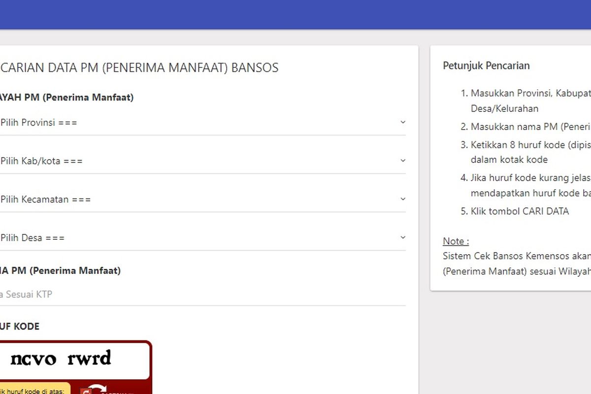 Cara cek bansos PKH 2022 lewat laman cekbansos.kemensos.go.id dan aplikasi Cek Bansos dengan mudah