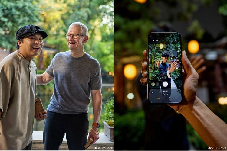 Terbang ke China dan Nonton Syuting Film, Ini Kegiatan Tim Cook Usai Lepas Jabatan CEO Apple