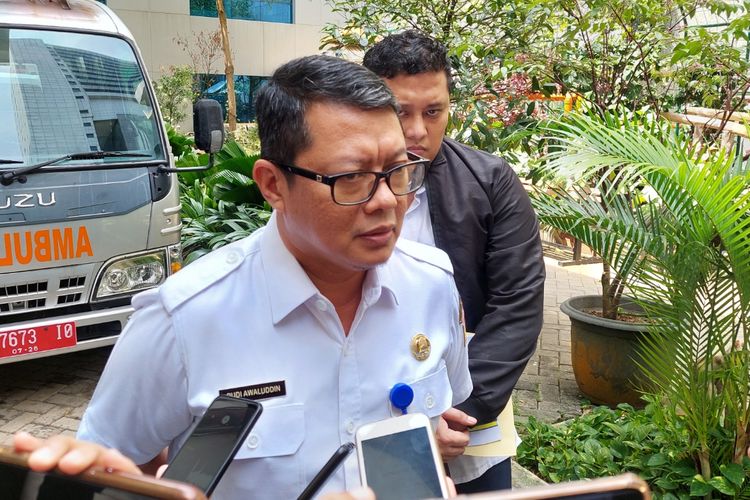 Kepala Disdukcapil DKI Budi Awaluddin saat ditemui di Balai Kota DKI Jakarta, Rabu (26/4/2023).