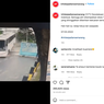 Diduga Rem Blong, Bus Tabrak Juru Parkir di Semarang