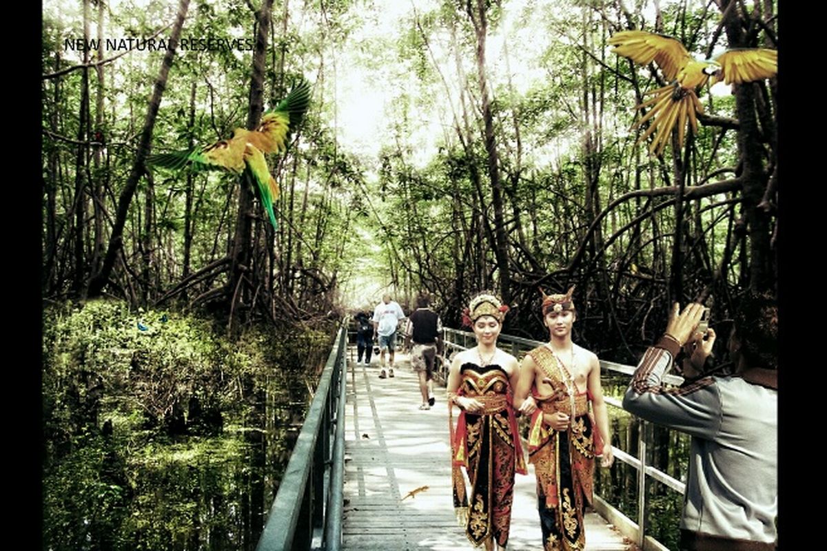 Preservasi area hijau dalam konsep reklamasi Jakarta Jaya: The Green Manhattan.