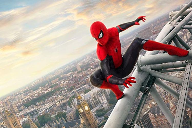Poster film Spider-Man: Far From Home.