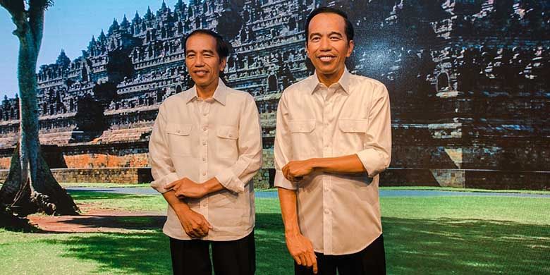 (Patung Lilin Presiden Joko Widodo di Madame Tussauds Hong Kong)