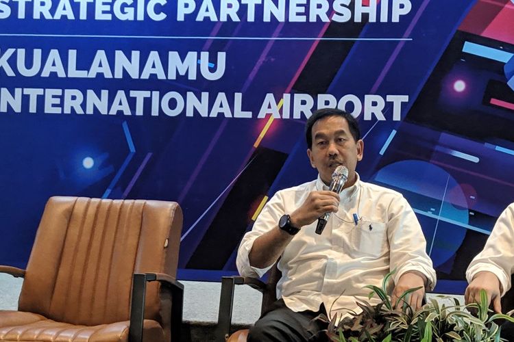 Direktur Utama PT Angkasa Pura II Muhammad Awaluddin saat ditemui di keberangkatan internasional Terminal 3 Bandara Soekarno-Hatta, Senin (10/2/2020)