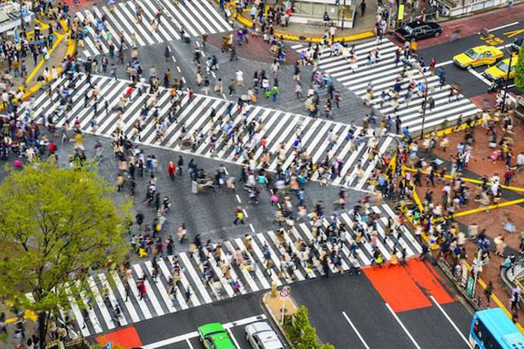 Shibuya di Tokyo, Jepang.