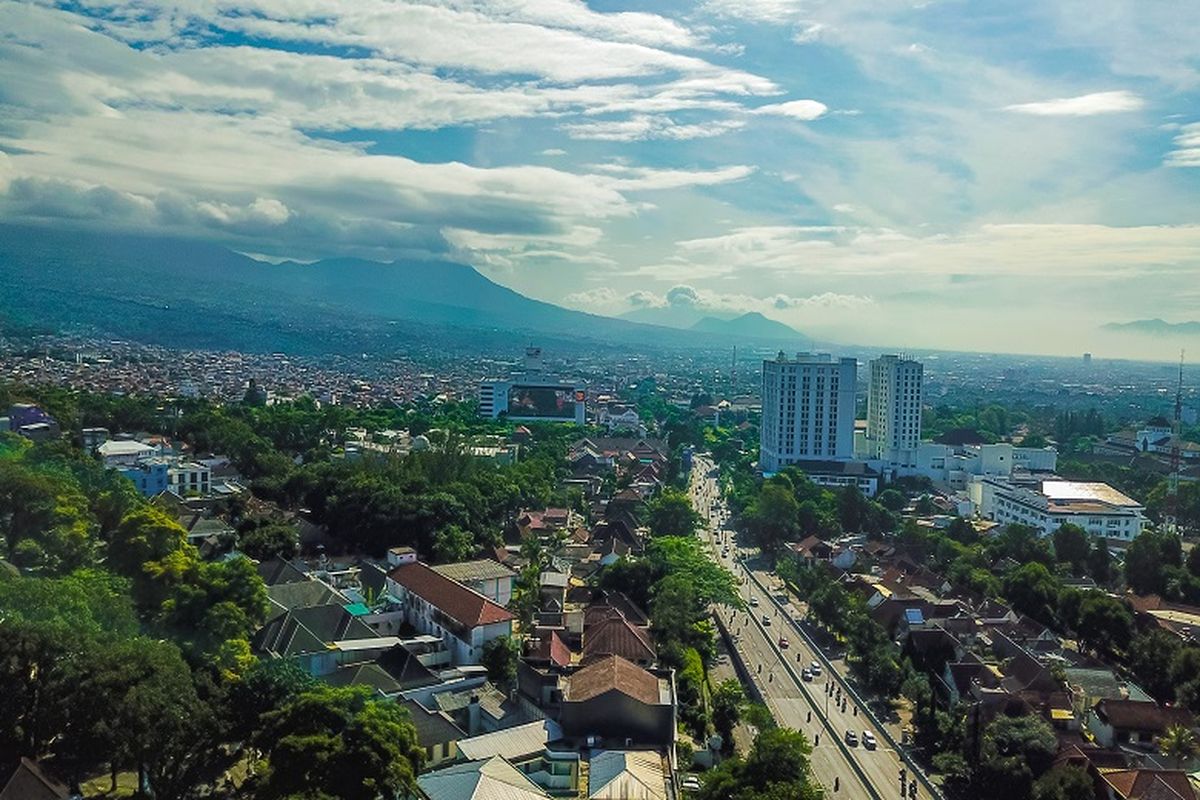 Ilustrasi kawasan Dago, Bandung 