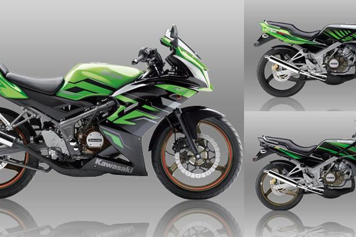 Kawasaki Ninja 150 series yang kini tak lagi diproduksi.