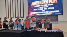 Puluhan WNA dan 3 WNI Ditangkap Polrestabes Surabaya Dugaan Kasus Jaringan Scamming Internasional