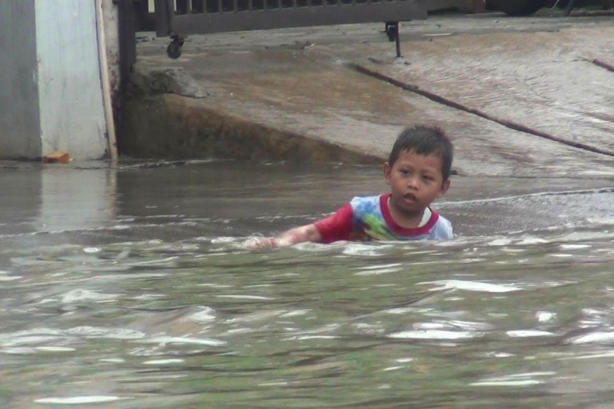 Perumahan Taman Duta, Cimanggis, Depok, Senin (29/10/2018).