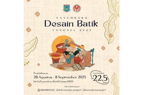 Pemkot Tangsel Gelar Sayembara Desain Batik, Total Hadiah Capai Rp 22,5 Juta