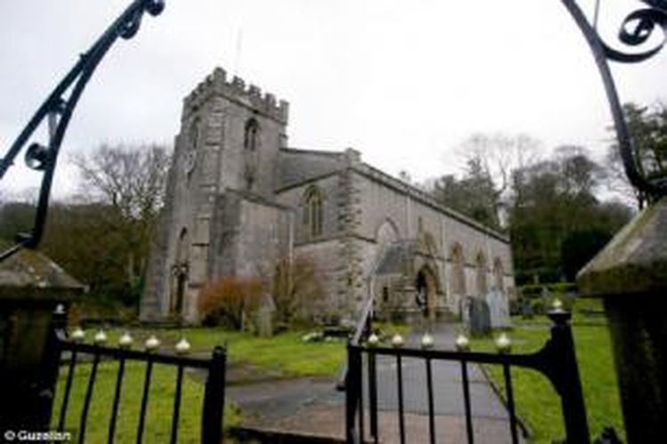 Gereja St James di Clapham, North Yorkshire, Inggris