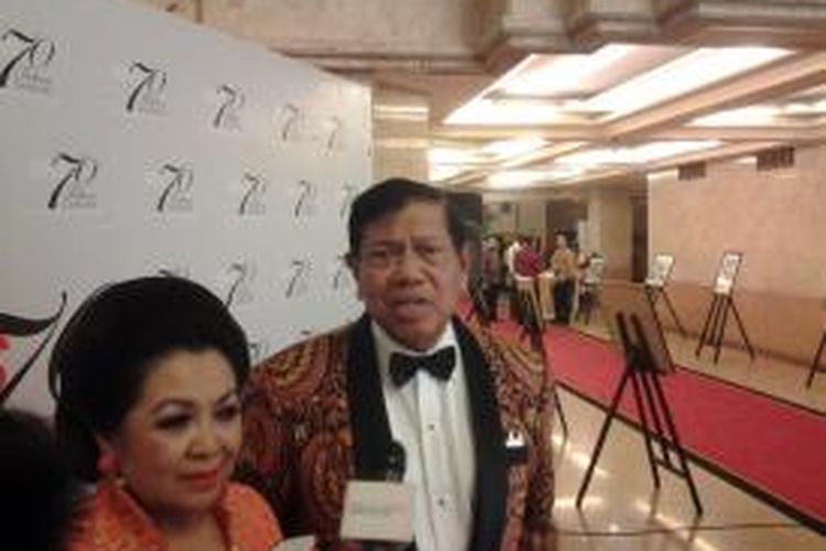 Ketua Dewan Penasihat Partai Hanura, Bambang W. Soeharto dalam acara Peluncuran Bukunya, 