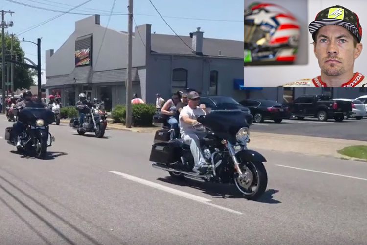 Prosesi pemakaman Nicky Hayden dibanjiri ribuan bikers