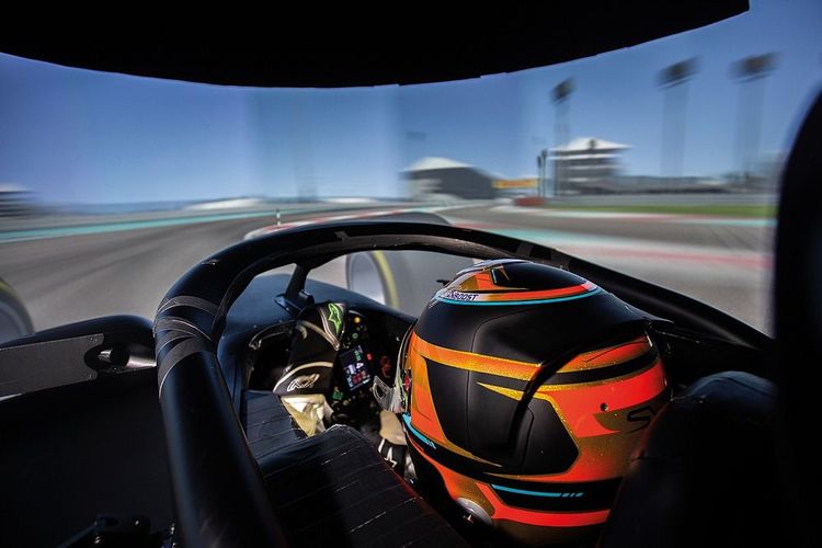 Simulator untuk tim Formula E