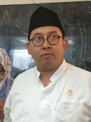 Wakil Ketua DPR Fadli Zon di Kompleks Parlemen, Senayan, Jakarta, Jumat (1/2/2019).
