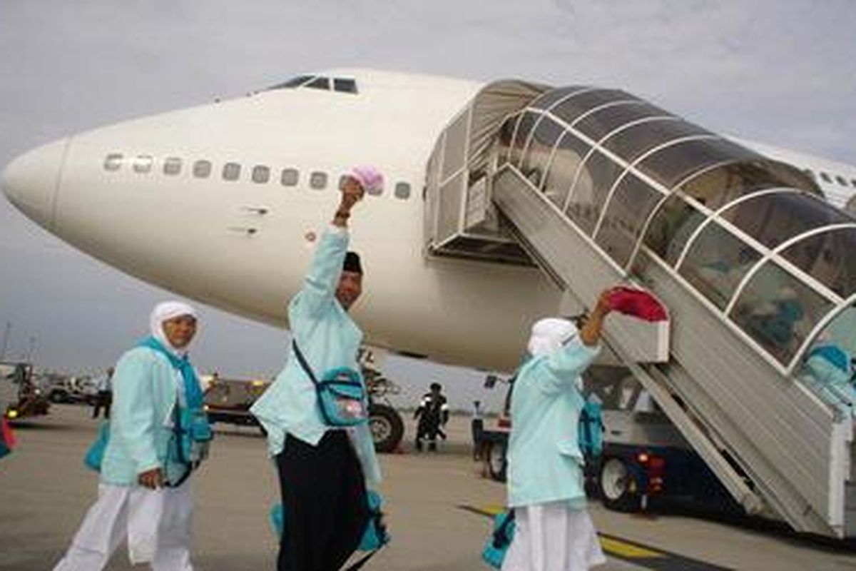 Ilustrasi berangkat haji