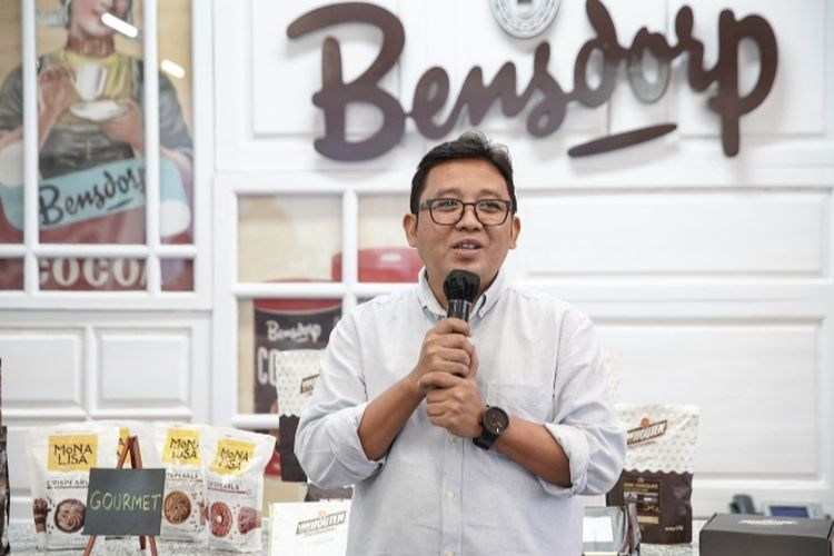 Managing Director Barry Callebaut Ciptadi Sukono di sela-sela kunjungan Media ke Pabrik Kakao dan Cokelat milik perusahaan di Bandung, Kamis (15/9/2022).