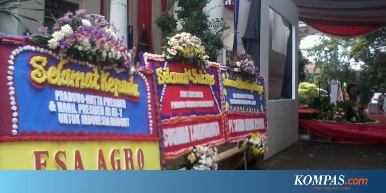 Rumah Polonia Dikirimi Banyak Karangan  Bunga  Ucapan 