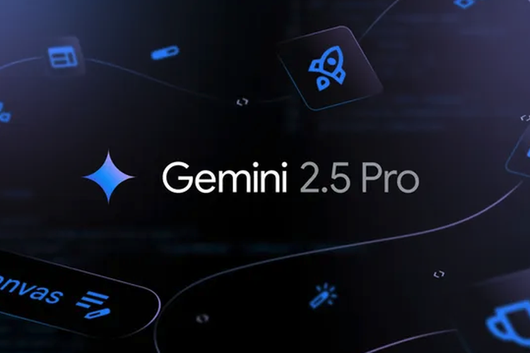 Ilustrasi model Gemini 2.5 Pro yang sudah tersedia secara publik dan bisa diakses melalui aplikasi Gemini, baik di Android, maupun iOS