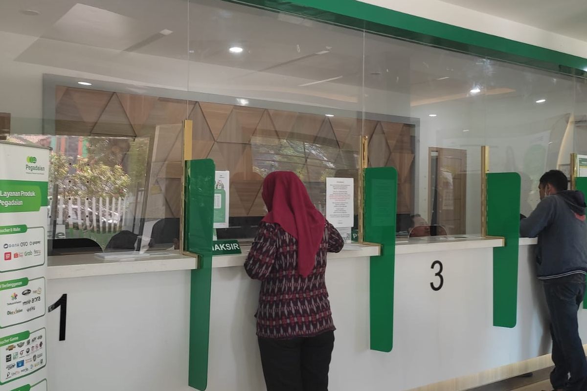 Cara menggadaikan emas di pegadaian.