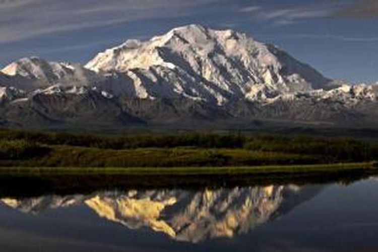 Gunung McKinley, gunung tertinggi di Amerika Utara, berganti nama menjadi Gunung Denali.