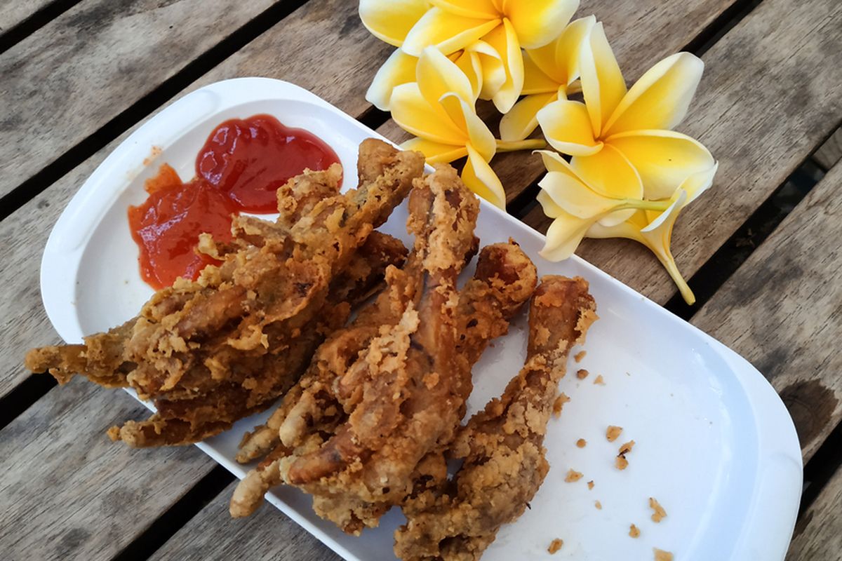 Ilustrasi ceker goreng.