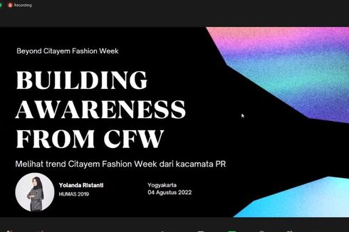 Webinar UPN Jogja Kulik Pesan Citayam Fashion Week