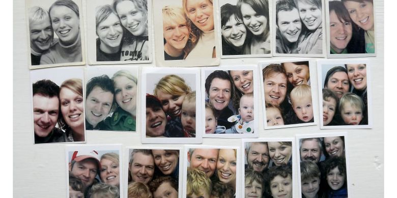 Hasil photobooth keluarga ini selama 16 tahun terakhir.