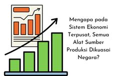 Mengapa pada Sistem Ekonomi Terpusat, Semua Alat Sumber Produksi Dimiliki Negara?