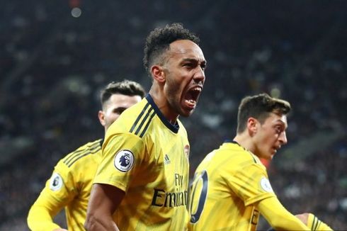 Daftar Top Skor Liga Inggris, Aubameyang Samai Torehan Gol Abraham