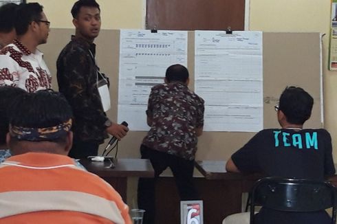 Pemungutan Suara Ulang di TPS 28 Surabaya, Jokowi-Ma'ruf Unggul