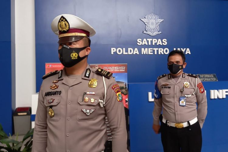 Kasi SIM Subdit Regident Ditlantas Polda Metro Jaya AKP Anrianto ditemui di SATPAS SIM, Daan Mogot, Jakarta Barat, Jumat (18/6/2021).