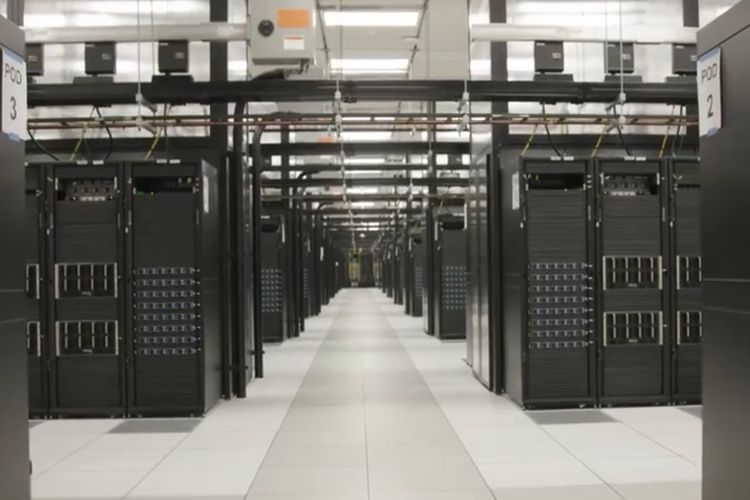 Ilustrasi superkomputer AI RSC milik Meta.