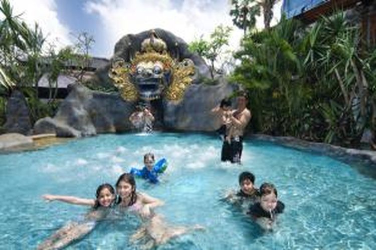Lagoon kids pool di Padma Resort Bali, Legian, Bali