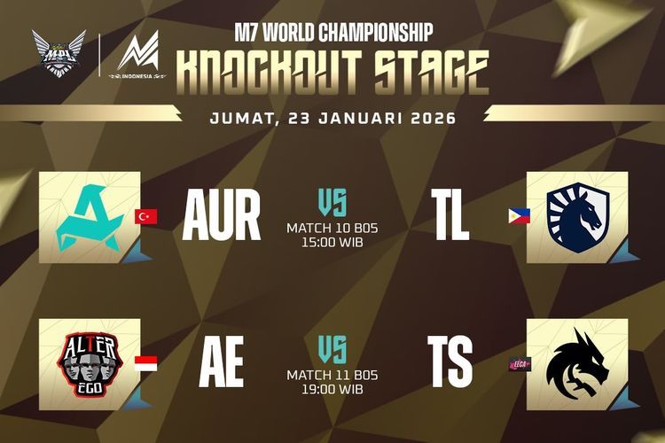 Jadwal M7 MLBB  Hari Ini 23 Januari, Alter Ego Jadi Harapan Terakhir Indonesia