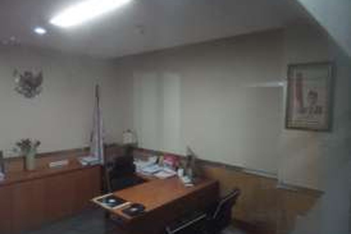 Ruang kerja Mohamad Sanusi di Kantor Fraksi Partai Gerindra di Gedung DPRD DKI Jakarta, Jumat (1/4/2016). 
