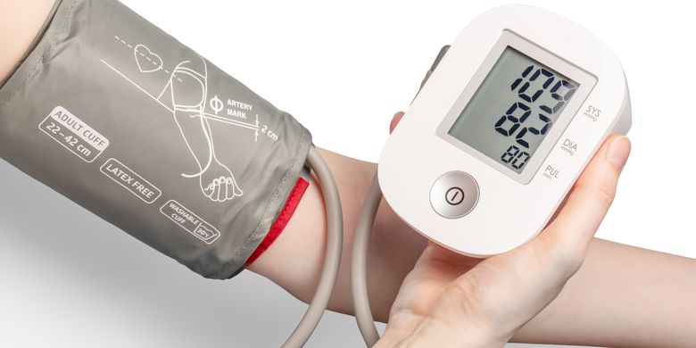 ilustrasi ciri tekanan darah tinggi atau hipertensi