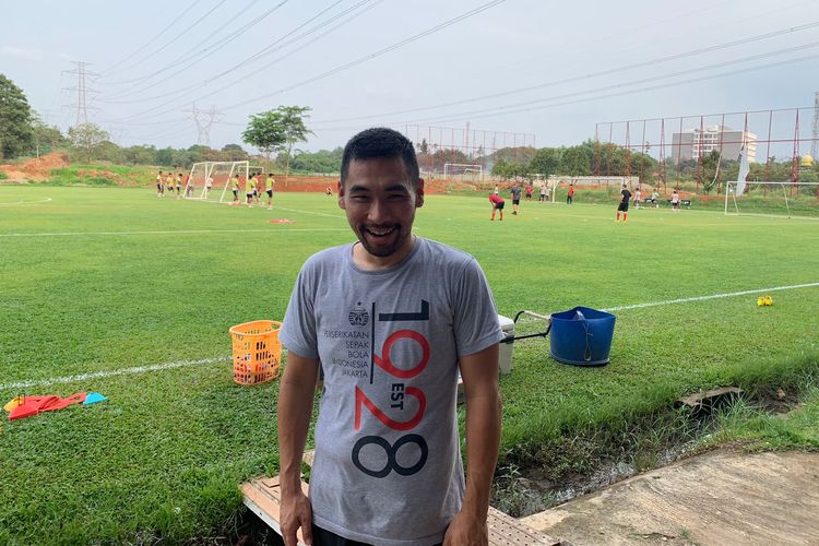 Wakil Presiden Persija Jakarta, Ganesha Putera, di Training Camp Persija Jakarta pada Rabu (22/3/2023).