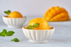 Resep Sorbet Mangga 4 Bahan Sederhana, Mirip Es Krim 