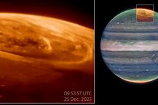Teleskop Webb Saksikan Pertunjukan Cahaya Misterius di Kutub Jupiter