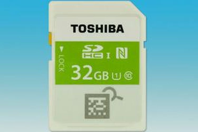 SD card dengan teknologi NFC buatan Toshiba