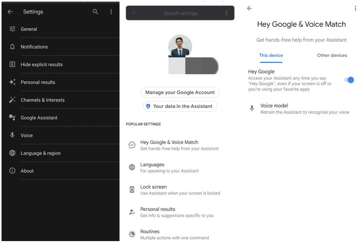 Cara mengaktifkan fitur Google Assistant.